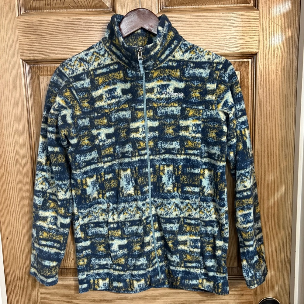 Colombia Kid’s fleece zip up size large 14/16